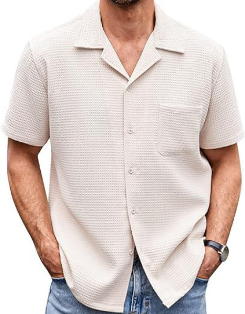 Spread collar shirts