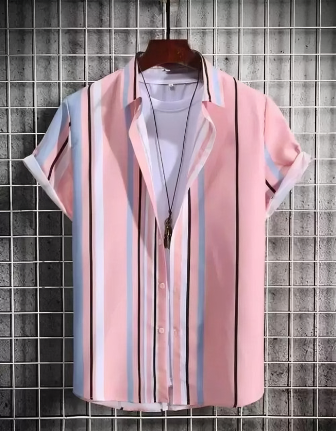 GridFlex  Men’s Slim Fit Checkered Shirt