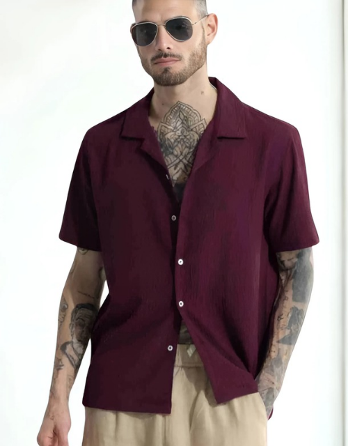 CrimsonCore - Men's Casual Shirt