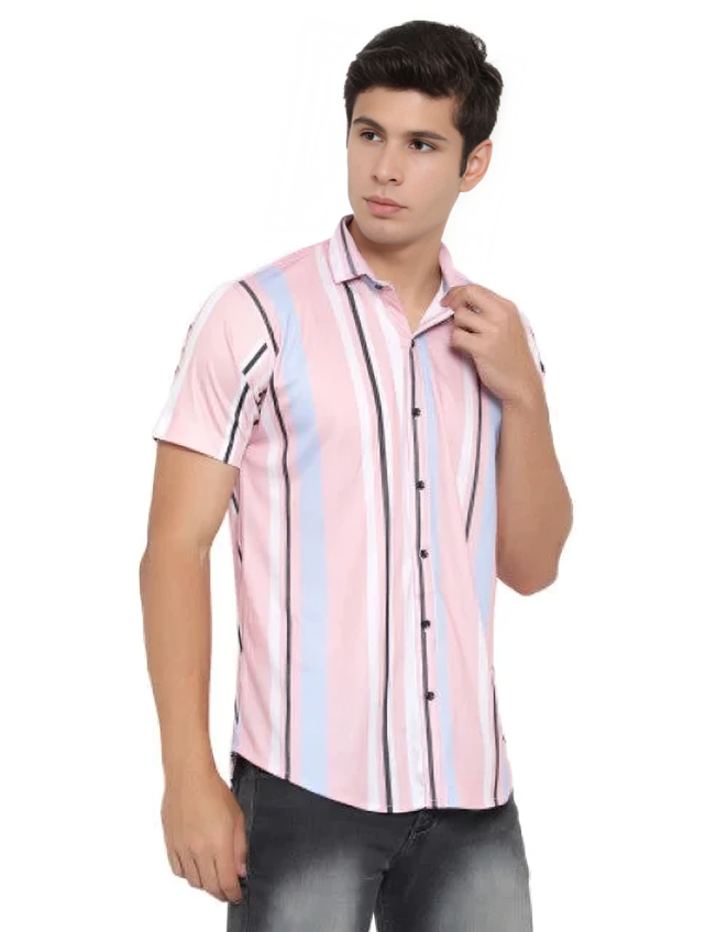 GridFlex  Men’s Slim Fit Checkered Shirt
